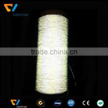 Glow in the Dark 100% Polyester Reflective Sewing Thread Film Yarn for Knitting photo-2
