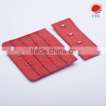 Gold Supplier Sell Red Nylon Bra Hook and Eye Tape Extender photo-2
