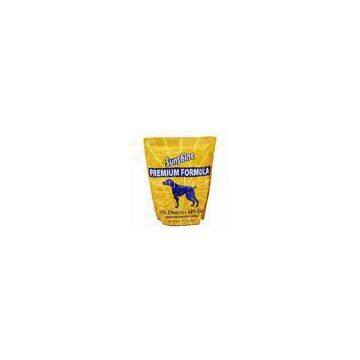 Custom Color Printed PET Food Safe Plastic Bags Yellow Dog Food Bag Aluminum Foil