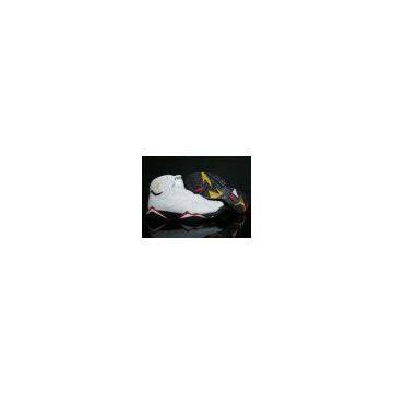 Real Air Jordans Men Jordan 7 Shoes For Sale Red & White & Black