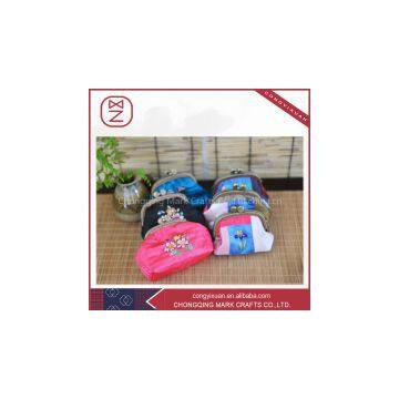 Guaranteed 100% Women Casual Purse Floral Personalized Cute Silk Fabric Travel Ticket Wallet photo-3