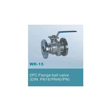 2PC Ball Valve Flanged PN16/40