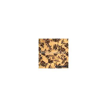 Flocking pattern for curtain & bed covers