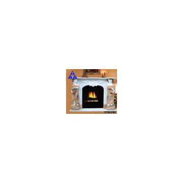 marble fireplace