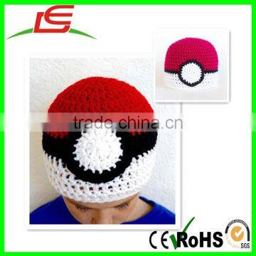 pokemon Pokeball Inspired Crochet Hat cap baby hat