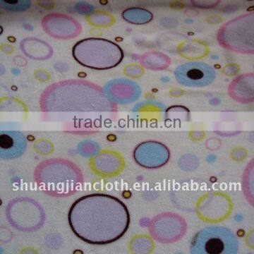 100% polyester printed Coral Fleece blanket Fabric