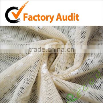 100% nylon lace fabric