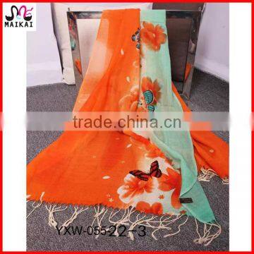 High Fashion Animal Print Butterfly Europe Scarf