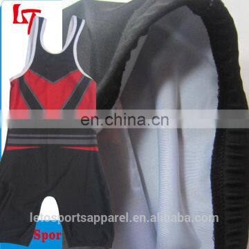 Wrestling Singlet dye apparel Custom Clothing Of singlet for wrestling with printed