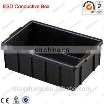 anti-static hinged plastic box