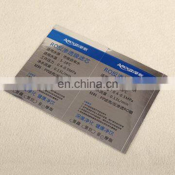 Professional Manufacturer Customized Creative and Durable PVC Permanent Adhesive Stickers for Tap Water Filter photo-2