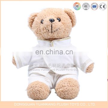 Wholesales recordable king size ehite sitting bear teddy