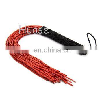 Sexy Nylon Rope Flogger Sex Rope Whip Sexy Black & Red Flogger