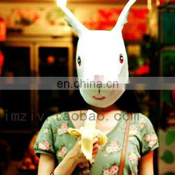 Custom Quality Pure Colorful Kigurumi Rabbit Toy Rubber Mask