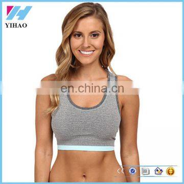 Yihao Wholesale Women's sportswear Active Chalk Stripe Girl Sexy Yoga Bra