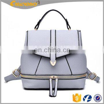 CR 80% Customer Repeat Order New Product Sales Well Cheap Rucksack for Young Girls Pink Color Womens Leather Purse Backpack photo-5