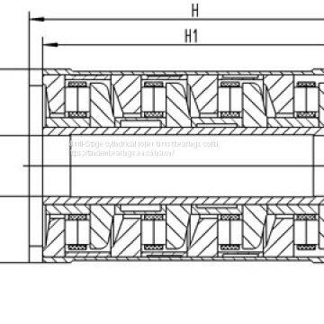 86TI893 18*93*258mm Customized Eight-stage Basic Tandem Thrust Bearings photo-2