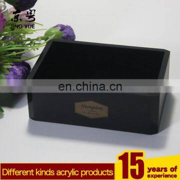 Rectangle Black Acrylic Trays Acrylic Restaurant Hotel serving storage trays