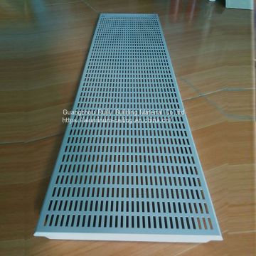 Aluminium Powder Coated Perforated Metal Ceiling Panel 600 X 600 X 0.6mm