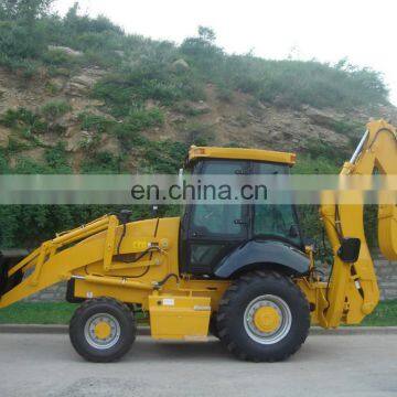 Monoblock High Quality 4wd Whole Frame Backhoe Loader 388