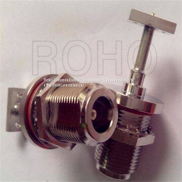 Coaxial N Female Jack Connector with Bush for Cable