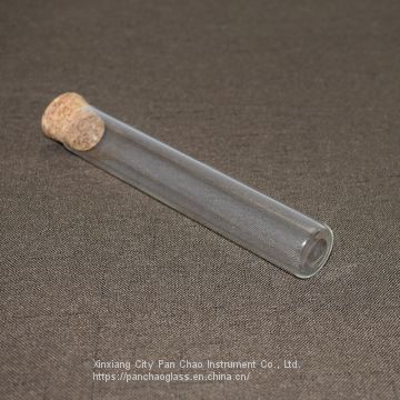 Test quartz glass tube OD 9mm, one-end closed clear quartz tube