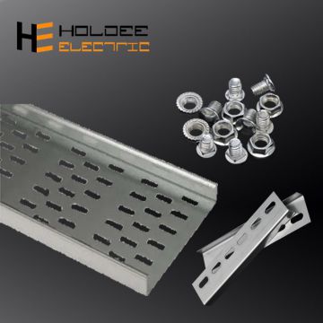 Ventilated or Perforated Trough Cable Tray/Stainless Steel Perforated Cable Tray With Holes