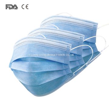 CE FDA 3 ply Non woven Protective disposable face mask suppliers