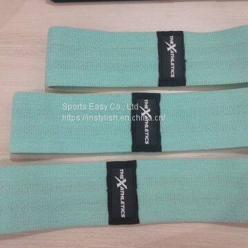 Hot Sale Cloth Fabric Elastic Bands Hip Leg Resistance Bands for Indoor Fitness, Home Fitness Bands photo-3