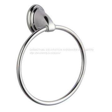 Hotel and Home Bathroom Hanging Towel Ring, Modern Bathroom Accessory Wall Mount Napkin Hanger Small Towel Ring