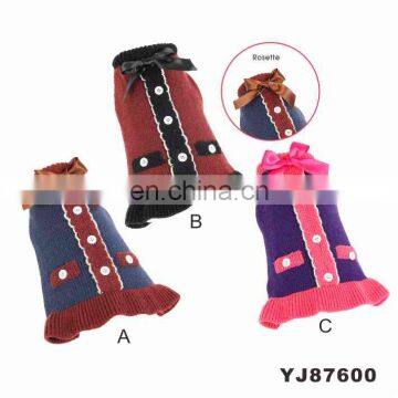 Good Quality Durability Fashion Warm Cute Dog Dress Clothing Pet Clothes