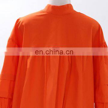 LAITE D2148 Plus Size Women Solid Color Casual Dress Ladies Comfortable Cotton Autumn Mini Dress photo-6