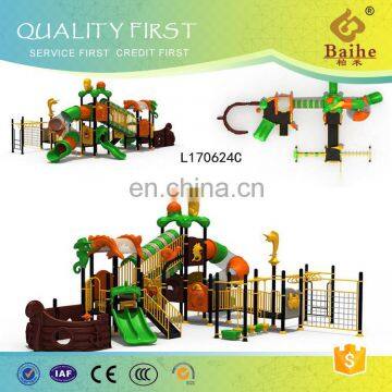 China Baihe Cheap Outdoor Playground Equipment Prices Kid Slide for Sale photo-2