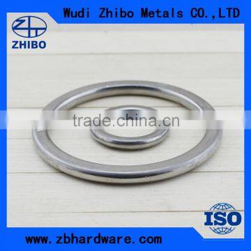 Stainless steel O ring welded round ring marine hardware