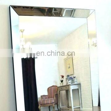 Good Price Frameless Hotel Bathroom Mirror with beveled edge or straight edge