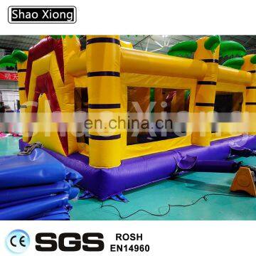 China Ultimate Combo Children Sporting Inflatable Water Slide Bounce Bouncy House Bouncing Round Cartoon Jumping Castle