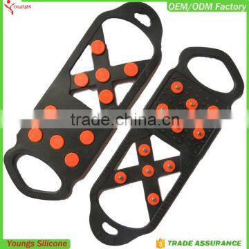 2016 Winter Spikes Shoe Snow Protectors Silicone Anti-slip Ice Cleats Ice Shoes Spike photo-3