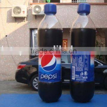 giant inflatable advertising drink bottle shape inflatable bottle for drink advertising