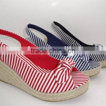 2016 most fashion shoe handmade canvas shoe espadrille