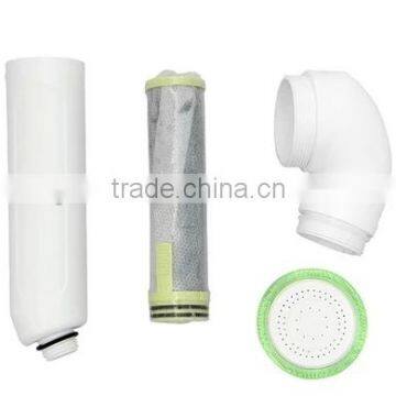 NSF Certificated Activated Carbon Fiber Hand Shower Filter for 20,000L Capacity in Chlorine Reduce photo-2