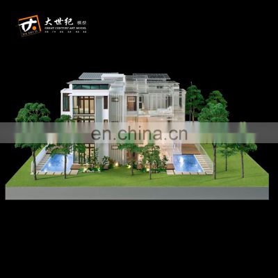 House villa model high end customized apartment model