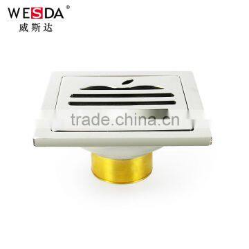6mm Strainer WESDA Stainless Steel Floor Drain Shower Floor Drain Cover Anti-odor Floor Drain photo-2