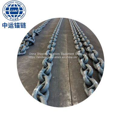 111mm Marine anchor chain factory marine anchor chain stockist