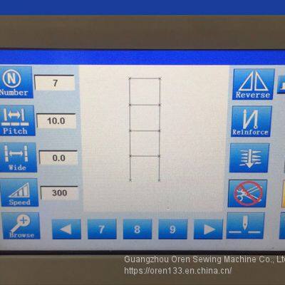 Computer Bold Lines Herringbone Pattern Sewing Machine All Kinds of Pattern Line Traces RN-2293H photo-2