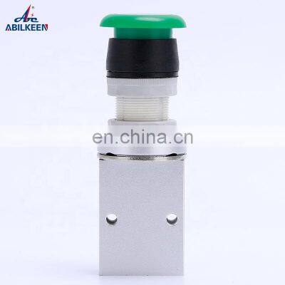 S3PM-06 High Quality G1/8 Control Direct Acting Type Aluminum Actuated Pneumatic Mechanical Control Valve photo-2