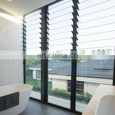 Malaysia Apartment Glass Louvre Window Aluminium