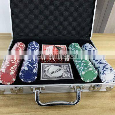 Casino Games 200 Pieces Custom EPT Ceramic Clay Poker Chips Set With Aluminum Case photo-2