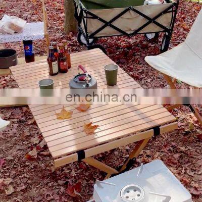 Portable Table Relaxing Custom Logo Adjustable Cheap Fold Up Rocking Lighting Wood Camping Chair