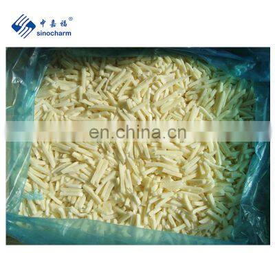 Sinocharm Frozen vegetable health and hygiene new crop IQF potato slice 6*6mm Frozen Potato