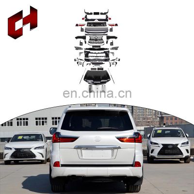 CH Custom Car Upgrade Black Bumper Mud Protecter Brake Turn Signal Full Bodykit For Lexus LX570 2008-2015 to 2016-2020